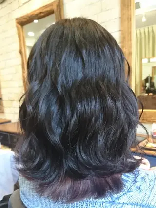 ミディアム カラー パーマ ヘアアレンジ メンズ ◆ショート/ボブ/ 髪質改善◆松本尚弥のヘアスタイル