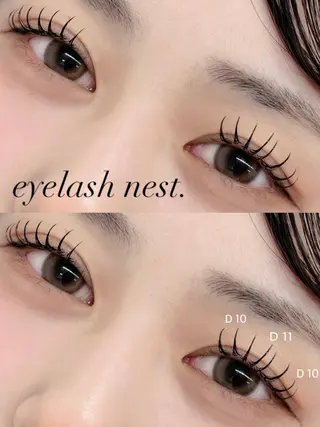 マツエク・マツパ intime内nest.所属・🤍nest. エリ🤍のマツエク・マツパデザイン