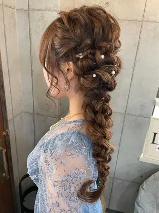 ロング ヘアアレンジ 石井 綺乃のヘアスタイル