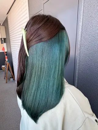 ロング 大谷 歩未のヘアスタイル