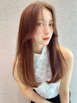 ロング カラー レイヤー✨縮毛矯正 川村利幸のヘアスタイル
