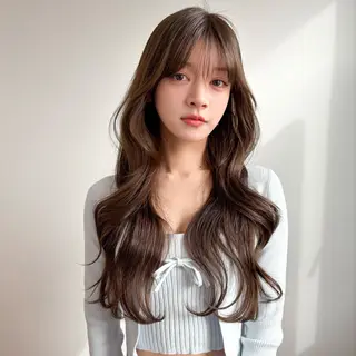 ロング 原宿/韓国レイヤー ボブ/顔周りYasuのヘアスタイル