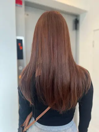 ロング カラー ラフィスヘアードープ所属・👑髪質改善wカラー /ハイトーン/アユカのヘアスタイル