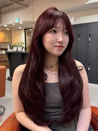 ロング 梅田トレンドレイヤー RISA🎀💕のヘアスタイル