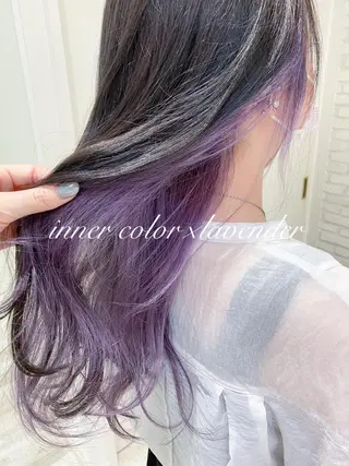 ロング カラー 横浜🍒カット エクステ/RIEのヘアスタイル