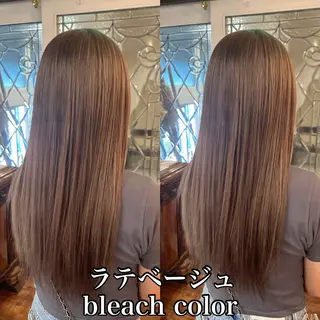 ロング カラー 四日市/縮毛矯正/ ダメージレスカラーのヘアスタイル