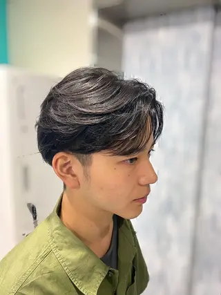 パーマ メンズ GLADGE池袋所属・レイヤーカット ショート/宮本洋介のヘアスタイル