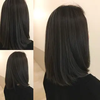 ミディアム カラー 中村 侑弘のヘアスタイル