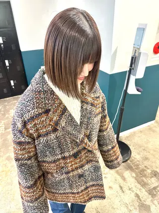 ミディアム ボブ特化美容師 /荒井悠葵のヘアスタイル