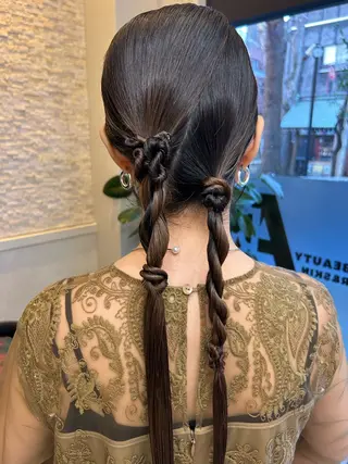 ヘアアレンジ ALVAREZ BARBER SHOP所属・takebuchi harukaのヘアスタイル