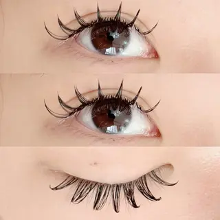 マツエク・マツパ 【那覇/束感まつ毛】 キャメルのマツエク・マツパデザイン