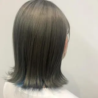 ミディアム カラー brisa所属・迎 凪紗のヘアスタイル