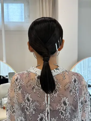 ヘアアレンジ レイヤーカット🎀 kanaのヘアスタイル