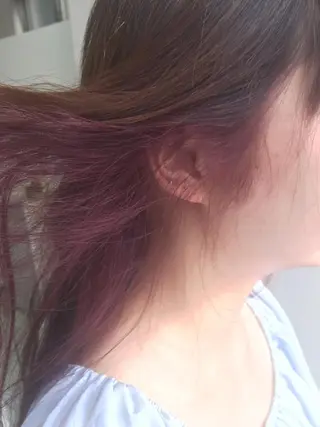 セミロング カラー 岩崎 裕司のヘアスタイル