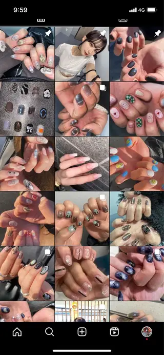 メンズ ネイル akari✨ 韓国風、メンズネイルのネイルデザイン