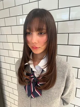 ロング tricca daikanyama所属・縮毛矯正/ボブ/ 🌱長尾朋弥🌱のヘアスタイル