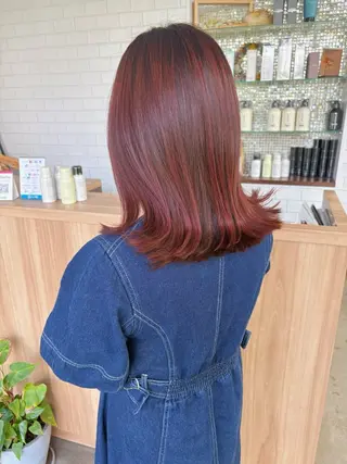 ミディアム 津田 七美希のヘアスタイル