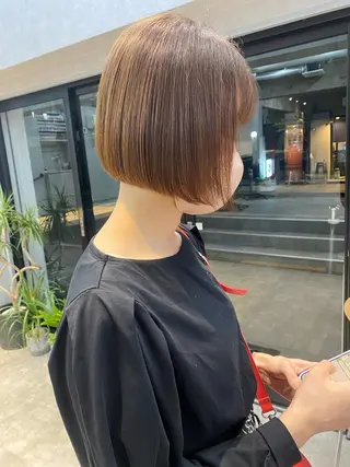 ショート ✳︎透明感カラー✳︎ ボブ✳︎nanaのヘアスタイル