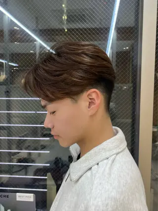 メンズ oto🎀×美髪× シースルー前髪🤍のヘアスタイル