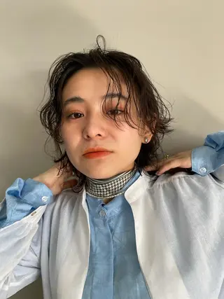 ショート カラー 斉藤 瑞恵のヘアスタイル