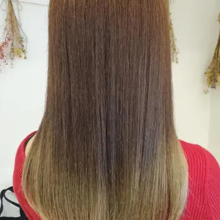 ロング 韓国レイヤー/髪質 改善カラー/れんのヘアスタイル