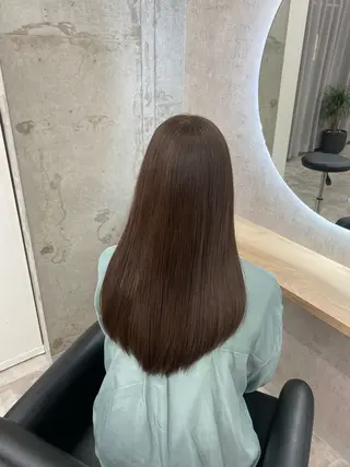 ロング カラー 苗代萌/ぷるツヤ髪 🫧／レイヤーカットのヘアスタイル