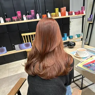 ロング カラー 艶カラー/縮毛矯正 /髪質改善/はるたのヘアスタイル