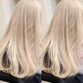 ロング カラー ONYX 表参道所属・表参道/ハイライト 髪質改善ストレートのヘアスタイル