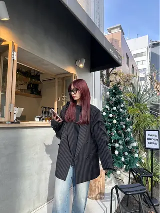 ロング ハイトーン/エクステ /RIE🌻のヘアスタイル