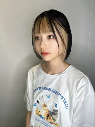 ショート カラー ヘアアレンジ 伊藤 咲希のヘアスタイル