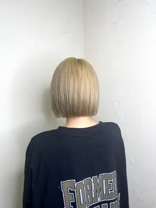 ショート 韓国ヘア🫧艶カラー 🫧髪質改善/オオヤのヘアスタイル