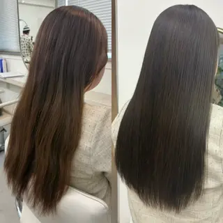 ロング カラー 名古屋駅【透明感 カラー】hinanoのヘアスタイル