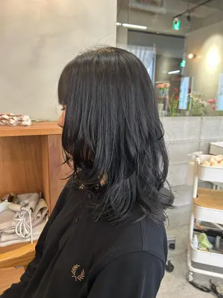 ロング 名古屋/伏見/花屋 併設/不破新のヘアスタイル