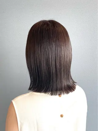 ミディアム カラー kitin 吉祥寺 山岸花のヘアスタイル