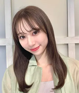 セミロング 🦋ミルクティーベー ジュ🦋mayukiのヘアスタイル