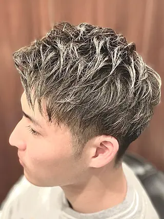 ショート パーマ メンズ 麻布山本所属・麻布 山本のヘアスタイル
