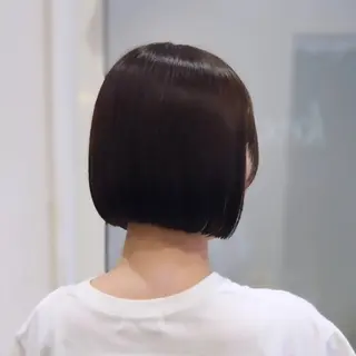 ミディアム ill 天神大名所属・YOKUTO 透明感カラー/ボブのヘアスタイル