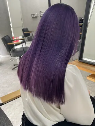 セミロング 梅田韓国ヘア kiara🩷彡のヘアスタイル