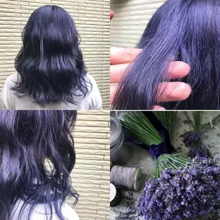 セミロング カラー "PEPPU "所属・派手髪、ハイトーン ショートヘアShinのヘアスタイル