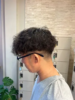 パーマ メンズ メンズ特化/勝田駅/ 佐和駅/鈴木輝瑠/のヘアスタイル