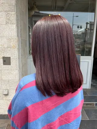 ミディアム Mariana雛/ 西大分/ハイライトのヘアスタイル