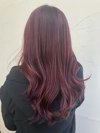 ロング カラー 大岩 茉愉のヘアスタイル