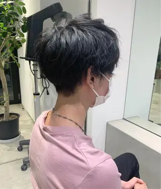 ショート メンズ メンズパーマの達人 🌟川内絵人のヘアスタイル