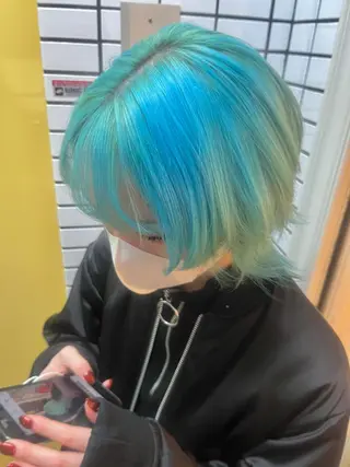 ミディアム カラー ハイーンカラー/外国 人風カラー/ミノリのヘアスタイル