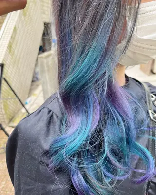 ロング カラー 原宿サロン代表 デザインカラー伊藤卓のヘアスタイル