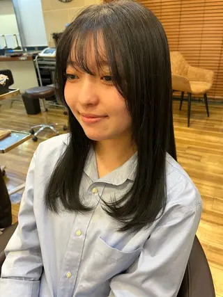 ロング カラー すばる/縮毛矯正 /似合わせカラーのヘアスタイル