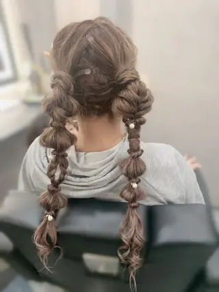 ヘアアレンジ Make up Salon Flow所属・中川 沙里のヘアスタイル