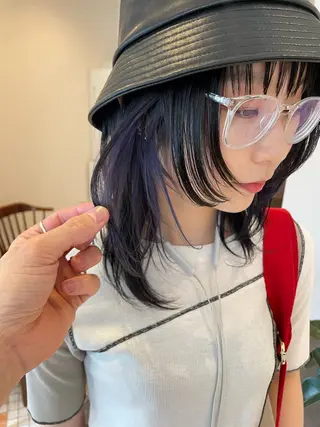 ミディアム やまぎし ひろきのヘアスタイル