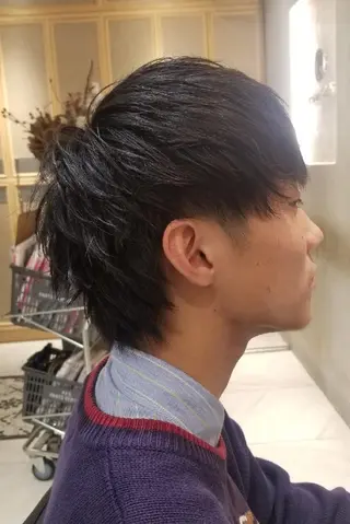 メンズ La fith hair 池袋店所属・🔴赤み消し/ 艶カラー落合　優🔴のヘアスタイル