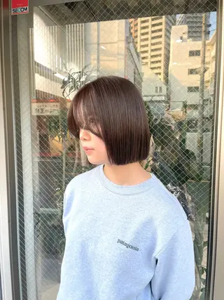 ショート カラー 🩵ボブ/レイヤー /髪質改善🩵のヘアスタイル